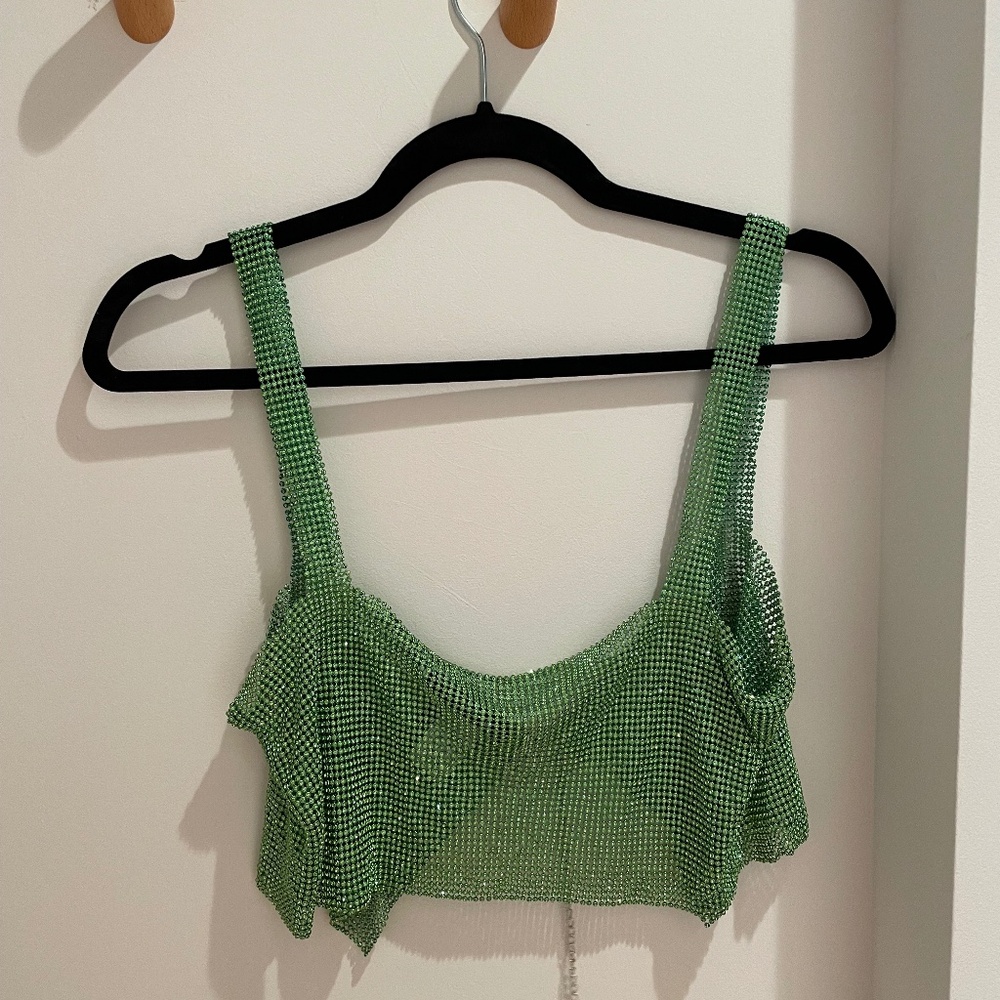 NWOT Rhinestone Top